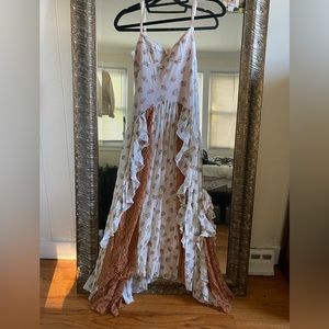 We are HAH "cheap perfume" dress in ivory, NWT